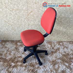 Ghế Xoay Văn Phòng Nệm Vải Đỏ Cũ 1 Ghế Xoay Văn Phòng Nệm Vải Đỏ Cũ 4