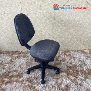 Ghế Xoay Văn Phòng Nệm Vải Xám Cũ 1 Ghế Xoay Văn Phòng Nệm Vải Xám Cũ 5