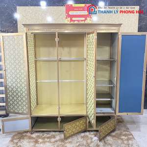 Tủ Quần Áo Nhôm 1M6 3 Cánh Cũ 5