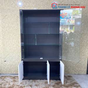 Tủ Trưng Bày Gỗ 1M Cánh Kính Cũ 4