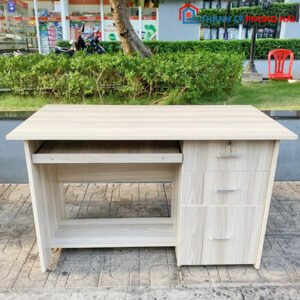 Bàn Làm Việc Gỗ 1M2 3 Hộc Kéo Mới 99% (nhiều màu) 8