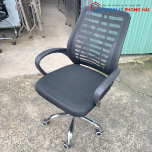 Ghế Văn Phòng Chân Xoay Inox Cũ 1 Ghế Văn Phòng Chân Xoay Inox Cũ 3