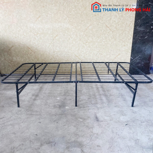 Thanh Lý Giường Sắt Xếp Cũ 1mx1m9 2