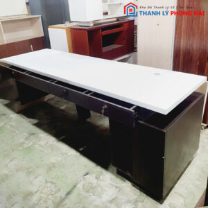 Bàn Giám Đốc 2m4 Cũ Giá Rẻ 2 Bàn Giám Đốc 2m4 Cũ Giá Rẻ 5