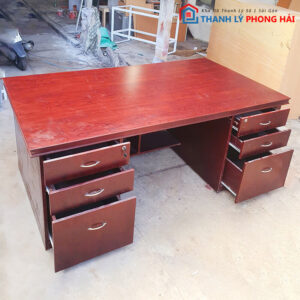 Bàn Giám Đốc 2m Cũ Có Hộc Tủ 1 Bàn Giám Đốc 2m Cũ Có Hộc Tủ 4