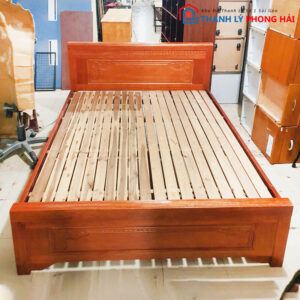 Giường Gỗ Xoan Đào Cao Cấp 1m6 Cũ 1 Giường Gỗ Xoan Đào Cao Cấp 1m6 Cũ 3