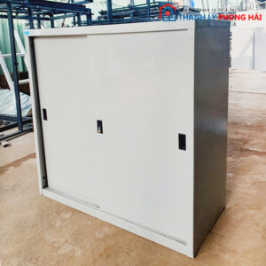 Tủ Sắt Cửa Lùa 2 Cánh Cũ Đẹp 90% 2 Tủ Sắt Cửa Lùa 2 Cánh Cũ Đẹp 90% 5