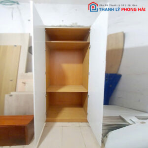 Tủ Áo Gỗ 2 Cánh 1M1x2M Cũ Giá Rẻ 3
