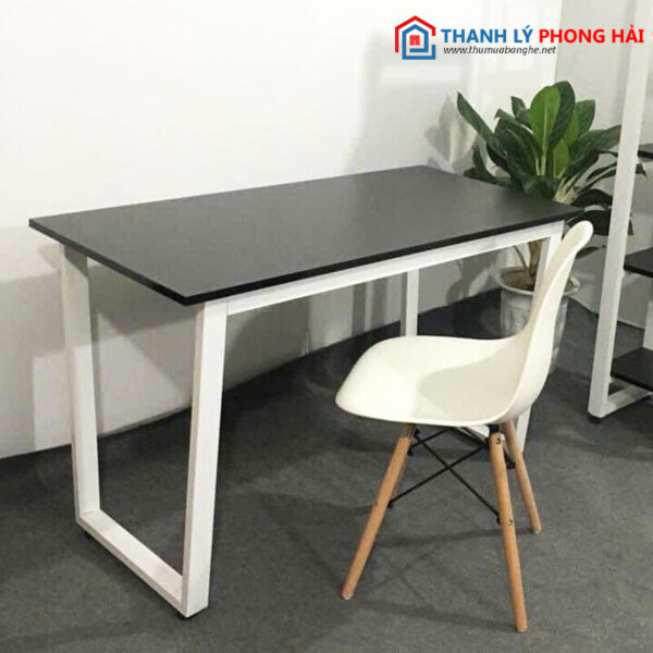 Bộ Bàn Làm Việc Chân Sắt U Ghế Eames Mới 99% 3