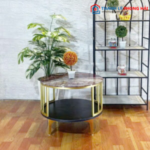 Thanh Lý Bàn Sofa Mặt Tròn 2 Tầng Mới 99% (Nhiều Màu) 11