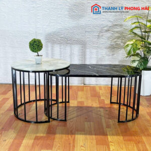 Bàn Sofa Đôi Oval Hiện Đại Mới 99% (Nhiều Màu) 7