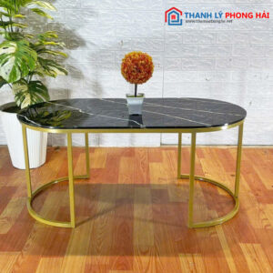 Bàn Sofa Oval Kiểu Đơn Giản Mới 99% (nhiều màu) 5