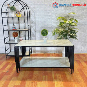 Bàn Sofa Trúc 2 Tầng Cao Cấp Mới 99% 5