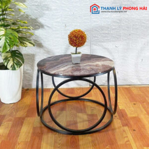 Thanh Lý Bàn Sofa Audi Mặt Tròn Mới 99% 5