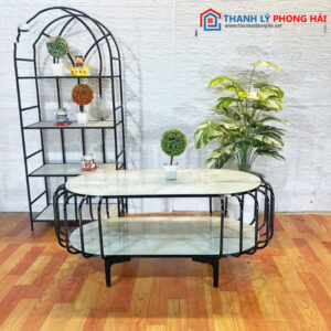 Thanh Lý Bàn Trà Oval Cao Cấp Mới 99% (nhiều màu) 9