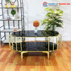 Bàn Sofa Oval 2 Tầng Cao Cấp Mới 99% 8