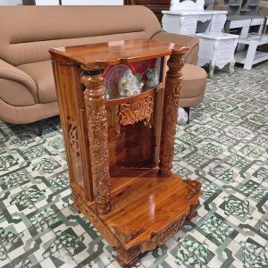 Bàn Thờ Ông Địa Cột Rồng Có Đèn Mới 99% 8