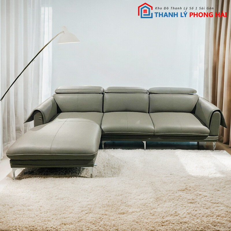bo-sofa-phong-khach-thanh-ly 4 Mẫu Sofa Góc Bọc Da Size Lớn Mới 99%  