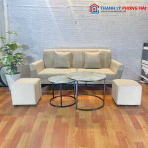 Bộ Sofa Băng 2 Chỗ Bọc Vải Mới 99% (nhiều màu) 11