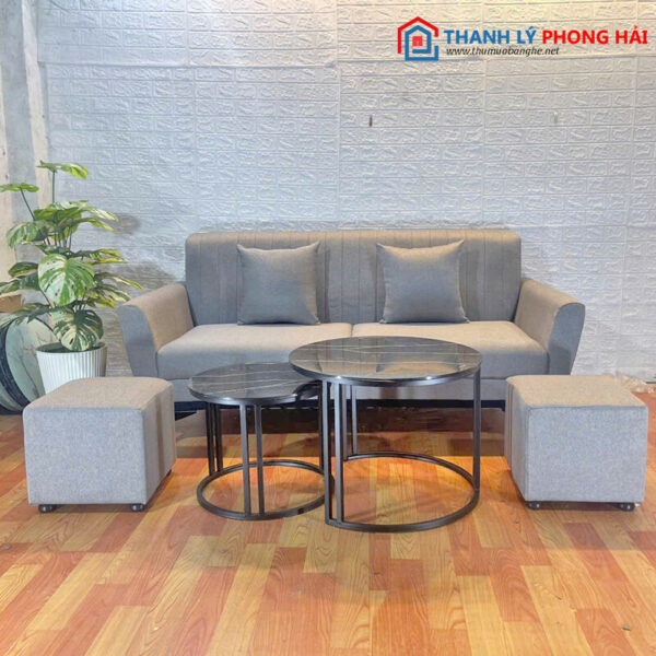 Bộ Sofa Băng 2 Chỗ Bọc Vải Mới 99% (nhiều màu) 4