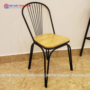 ghế cafe mâm ngồi tôn sắt