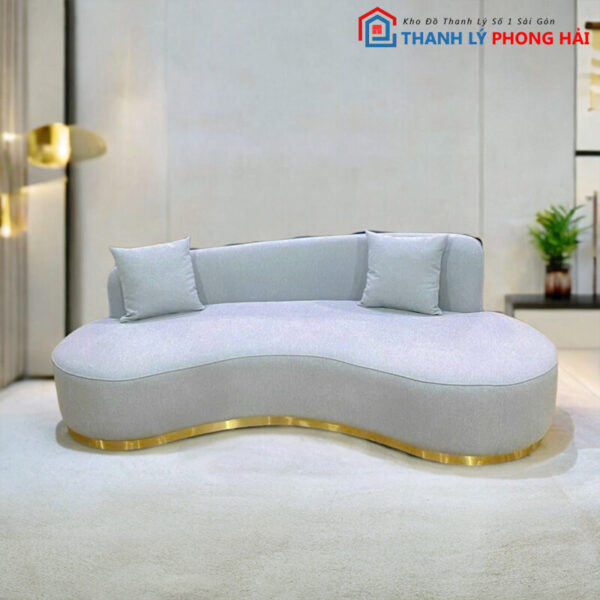 Thanh Lý Băng Sofa Cong 1m8 Sang Trọng Mới 99% 3