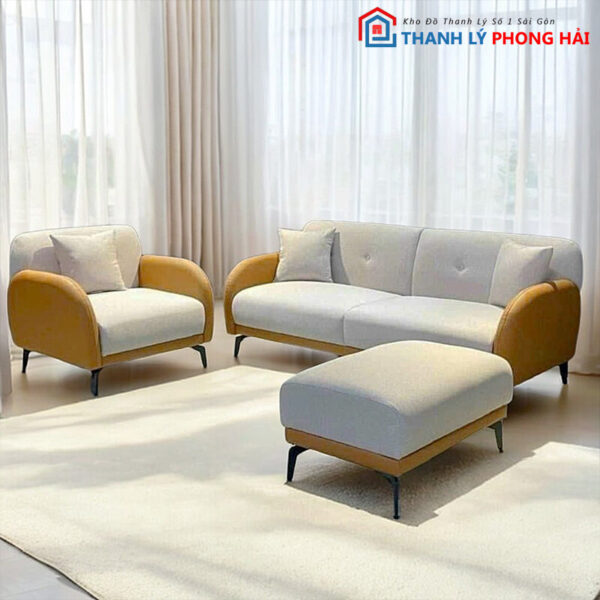 Thanh Lý Bộ Sofa 3 Món Kiểu Hiện Đại Mới 99% 3