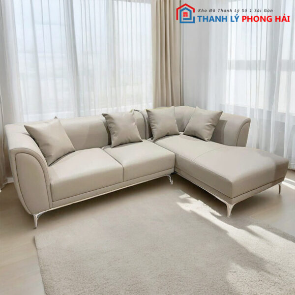 Thanh Lý Sofa Góc Kiểu Hiện Đại Trang Nhã Mới 99% 3