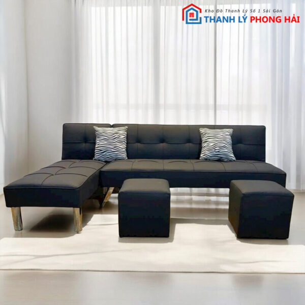 Sofa Góc L Đơn Giản Hiện Đại Mới 99% 5