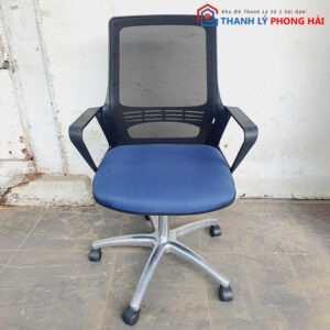 Ghế Văn Phòng Crystal Chân Nhôm Cũ 3