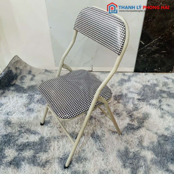 Ghế Xếp Lưng Thấp Màu Xanh Giá Rẻ
