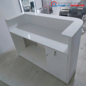 Quầy Cong 1m55 Cũ Màu Trắng Sang Trọng 1 Quầy Cong 1m55 Cũ Màu Trắng Sang Trọng 3