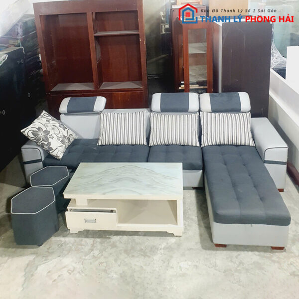 Bộ Sofa Góc L Cao Cấp Cũ Giá Rẻ 3