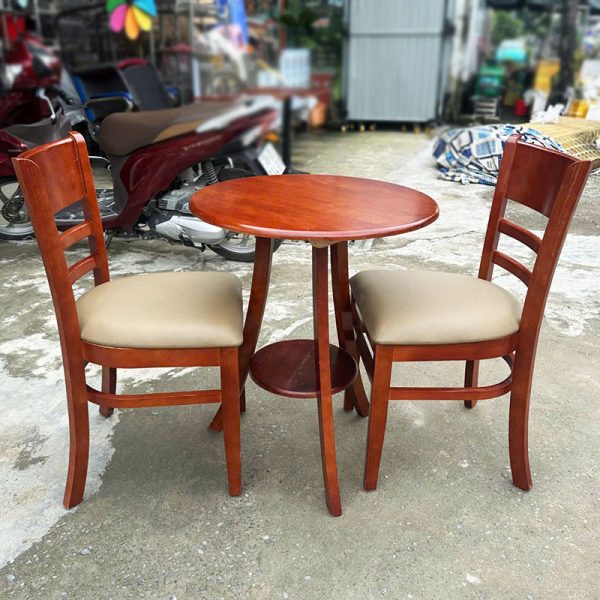 Thanh Lý Bộ Bàn Ghế Cafe Cabin Gỗ Tự Nhiên Mới 99% (Nhiều Màu)
