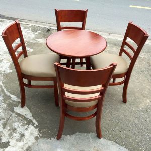 Thanh Lý Bộ Bàn Ghế Cafe Cabin Gỗ Tự Nhiên Mới 99% (Nhiều Màu) 1 Thanh Lý Bộ Bàn Ghế Cafe Cabin Gỗ Tự Nhiên Mới 99% (Nhiều Màu)