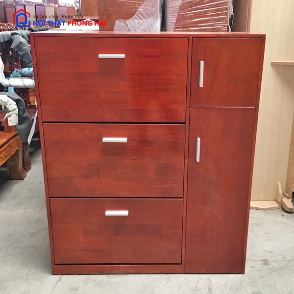 Thanh Lý Kệ Tủ Giày Gỗ Cao Su 1M Mới 99%   tu-giay-7-noithatphonghai-1 Thanh Lý Kệ Tủ Giày Gỗ Cao Su 1M Mới 99%