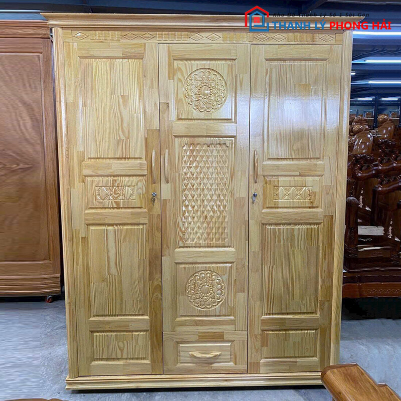 Thanh Lý Tủ Áo Gỗ 3 Cánh 1m6 Mới 99%   tu-quan-ao-cu-gia-re-13 Thanh Lý Tủ Áo Gỗ 3 Cánh 1m6 Mới 99%