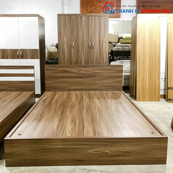 Thanh Lý Giường Tủ MDF Có Hộc Mới 99% 3