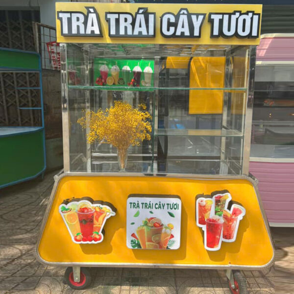 Thanh lý xe trà trái cây tươi