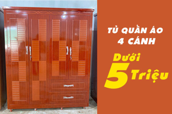 tu-quan-ao-4-canh-duoi-5-trieu-600x400 TOP 9 Mẫu Tủ Quần Áo 4 Cánh Dưới 5 Triệu Bán Chạy Nhất Tại Phong Hải  