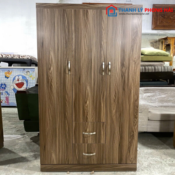 Thanh Lý Tủ Gỗ MDF 2 Cánh 1m2 Mới 99% 1