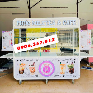 Xe bán cà phê trà sữa mang đi