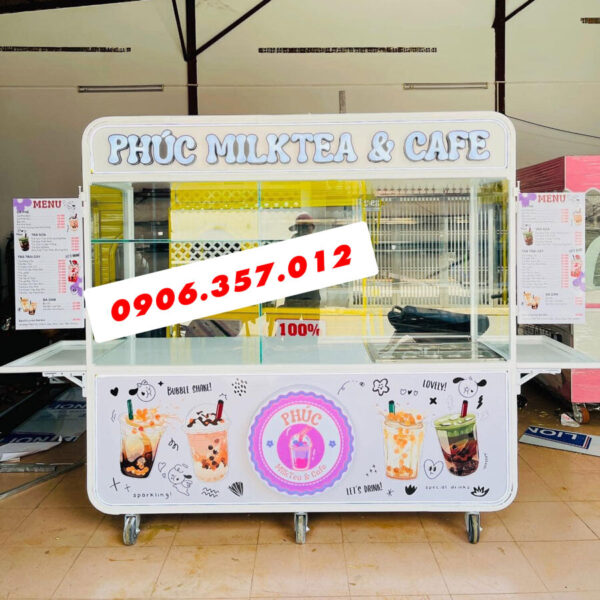 Xe bán cà phê trà sữa mang đi