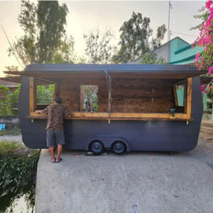 Mẫu Kiot Bán Đồ Ăn Di Động Cỡ Lớn