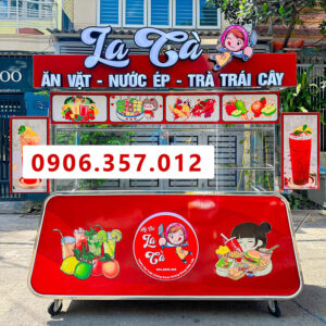 Thanh lý xe bán nước ép đồ ăn vặt