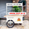 Xe đẩy bán bánh mì giá rẻ