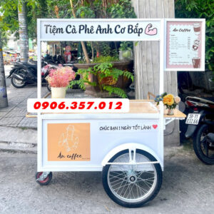 Xe đẩy bán cà phê di dộng