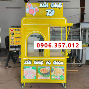 Xe đẩy bán xôi ghẹ