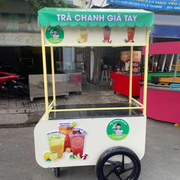 Xe trà chanh giả tay