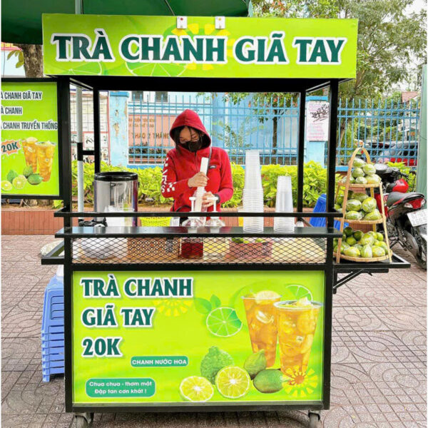 Xe trà chanh giả tay mẫu mới